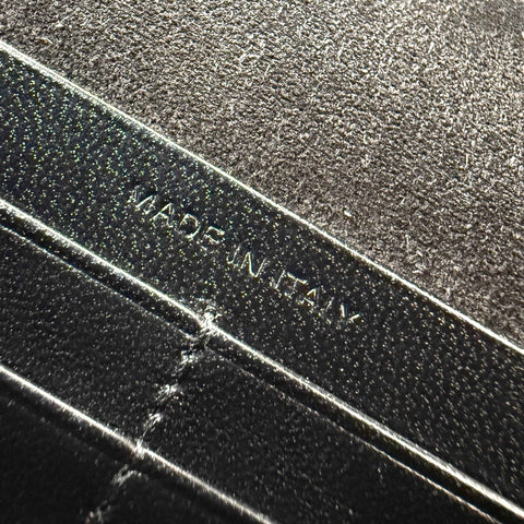 Saint Laurent Silver Metallic Sunset Chain Wallet