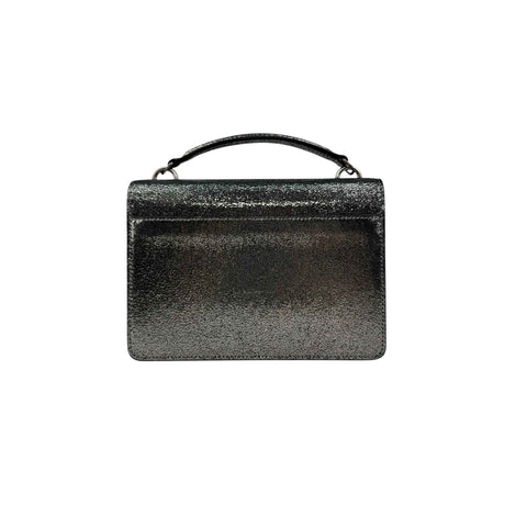 Saint Laurent Silver Metallic Sunset Chain Wallet