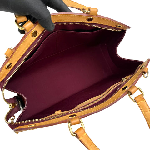 Louis Vuitton Amarante Monogram Vernis Brea MM Bag