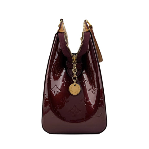 Louis Vuitton Amarante Monogram Vernis Brea MM Bag