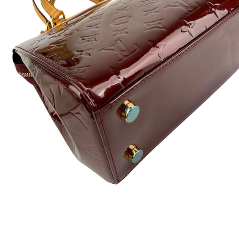 Louis Vuitton Amarante Monogram Vernis Brea MM Bag