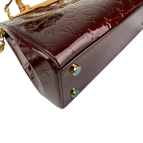Louis Vuitton Amarante Monogram Vernis Brea MM Bag