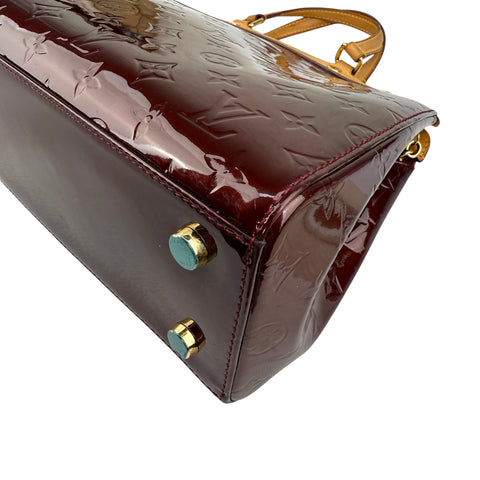 Louis Vuitton Amarante Monogram Vernis Brea MM Bag