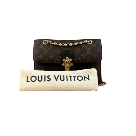Louis Vuitton Monogram Canvas Black Victoire Bag