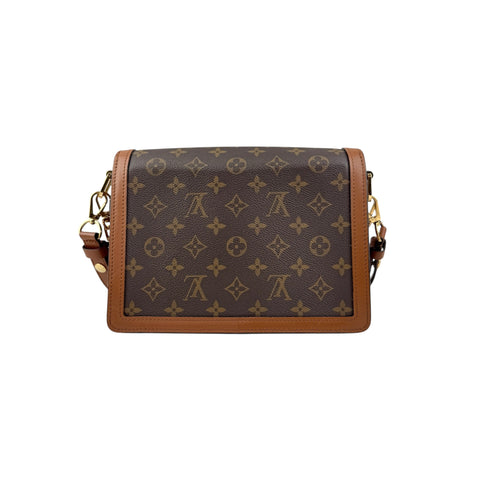Pre-owned Louis Vuitton Dauphine Monogram Reverse Shoulder Bag Brown shoulder bag