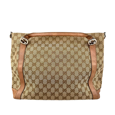 Gucci Beige/Brown GG Canvas Miss GG Top Handle Bag