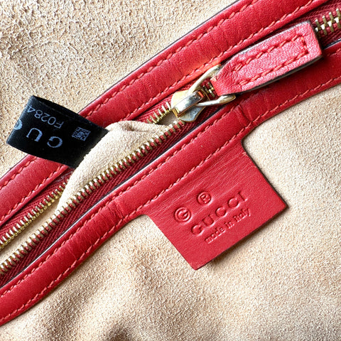 Gucci Beige/Blue GG Coated Canvas Supreme Blooms Top Handle Boston Bag