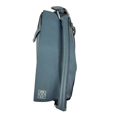 Loewe Calfskin Puzzle Bag Stone Blue