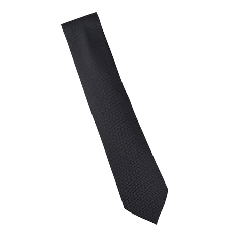 Hermès Black Silk Tie
