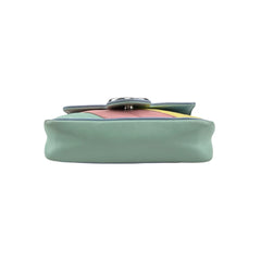 Gucci Multicolor Quilted Leather GG Marmont Matelasse Super Mini Bag