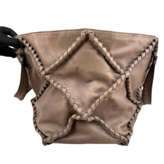Bottega Veneta Calfskin Intrecciato Diamond Tote Pompei