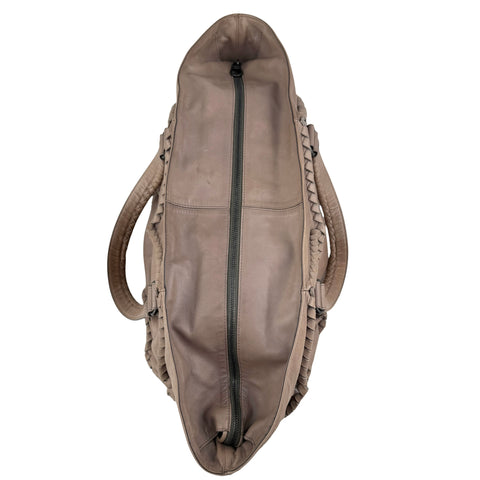 Pre-owned Bottega Veneta Calfskin Intrecciato Diamond Tote Pompei