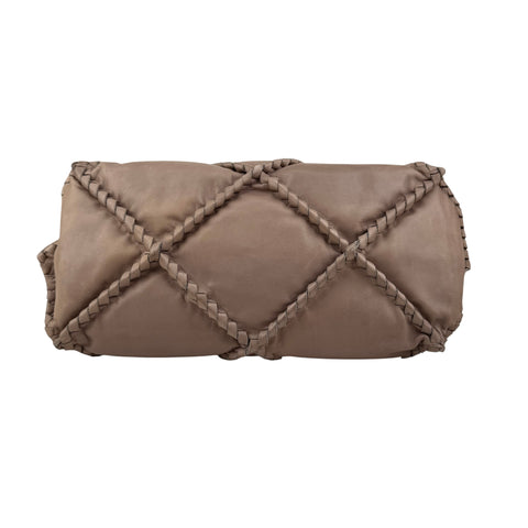 Pre-owned Bottega Veneta Calfskin Intrecciato Diamond Tote Pompei