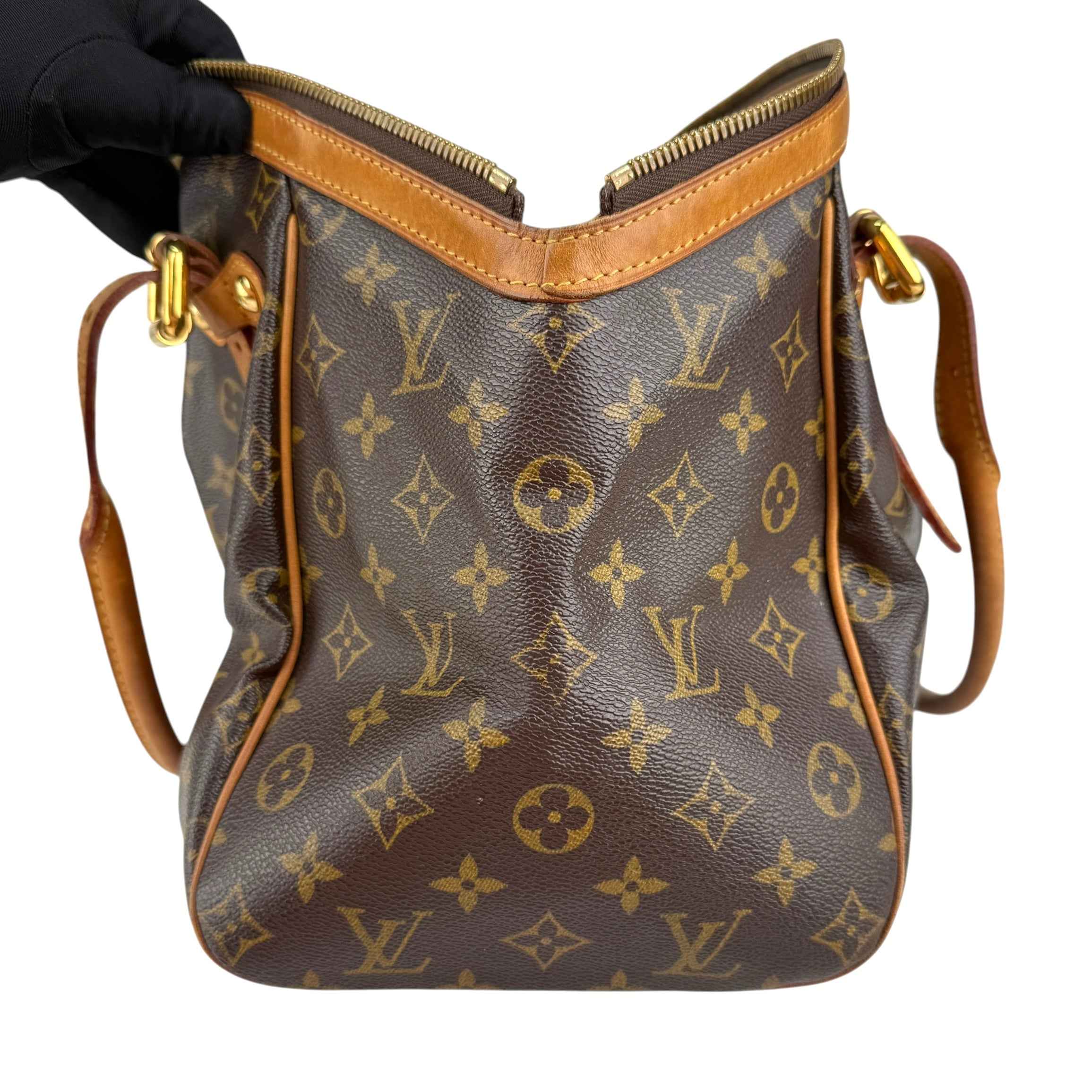 Louis Vuitton Tivoli GM Monogram Shoulder Bag Brown