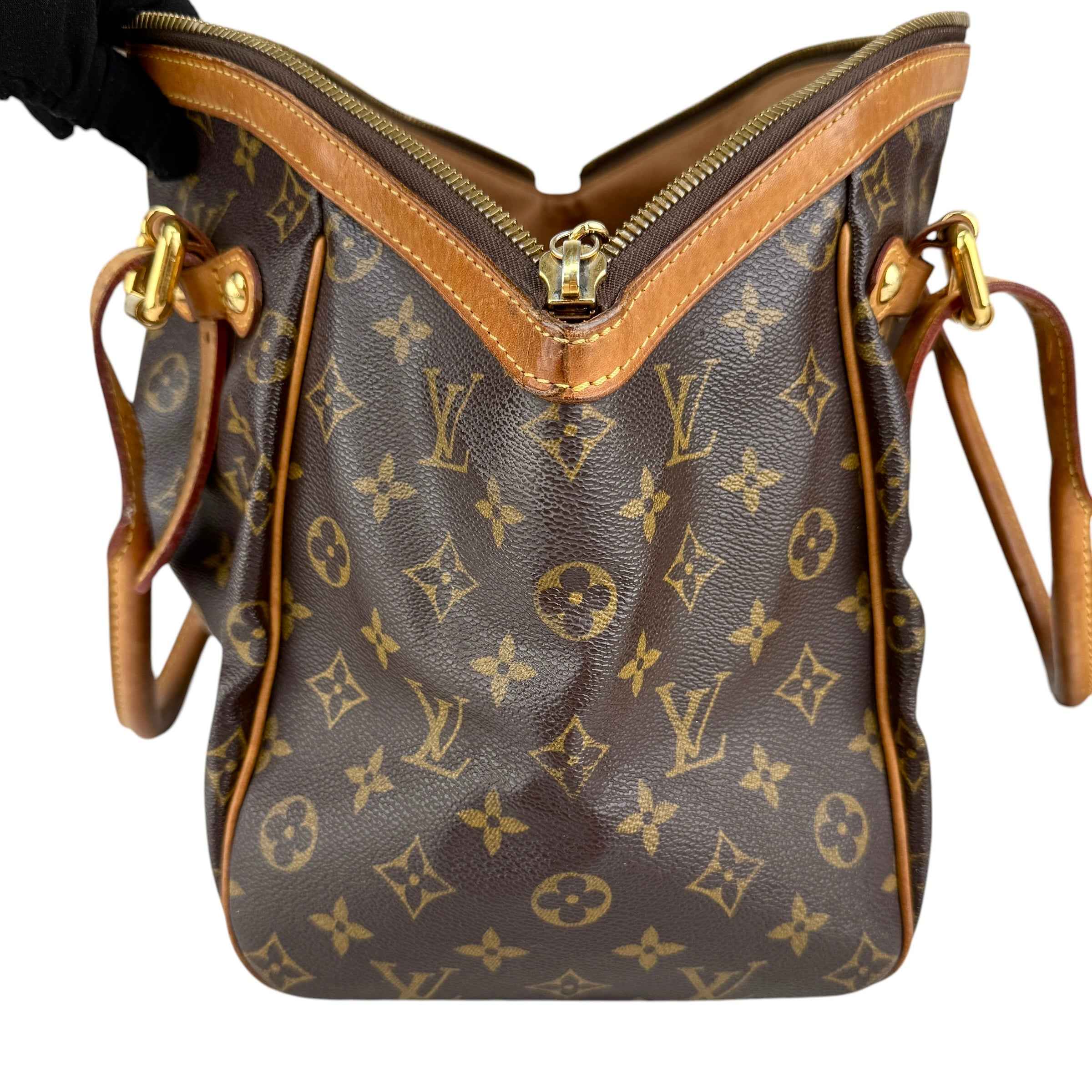 Louis Vuitton Tivoli GM Monogram Shoulder Bag Brown