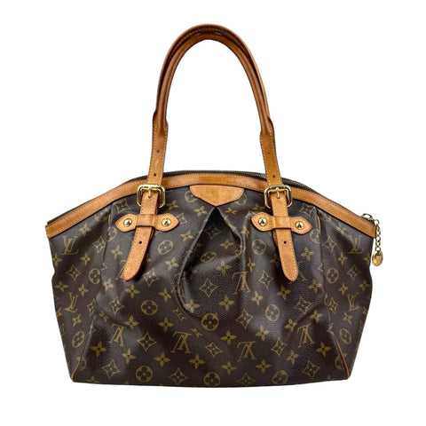 Louis Vuitton Tivoli GM Monogram Shoulder Bag Brown