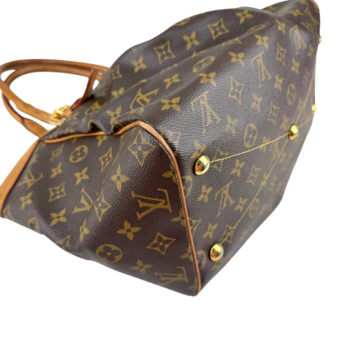 Louis Vuitton Tivoli GM Monogram Shoulder Bag Brown