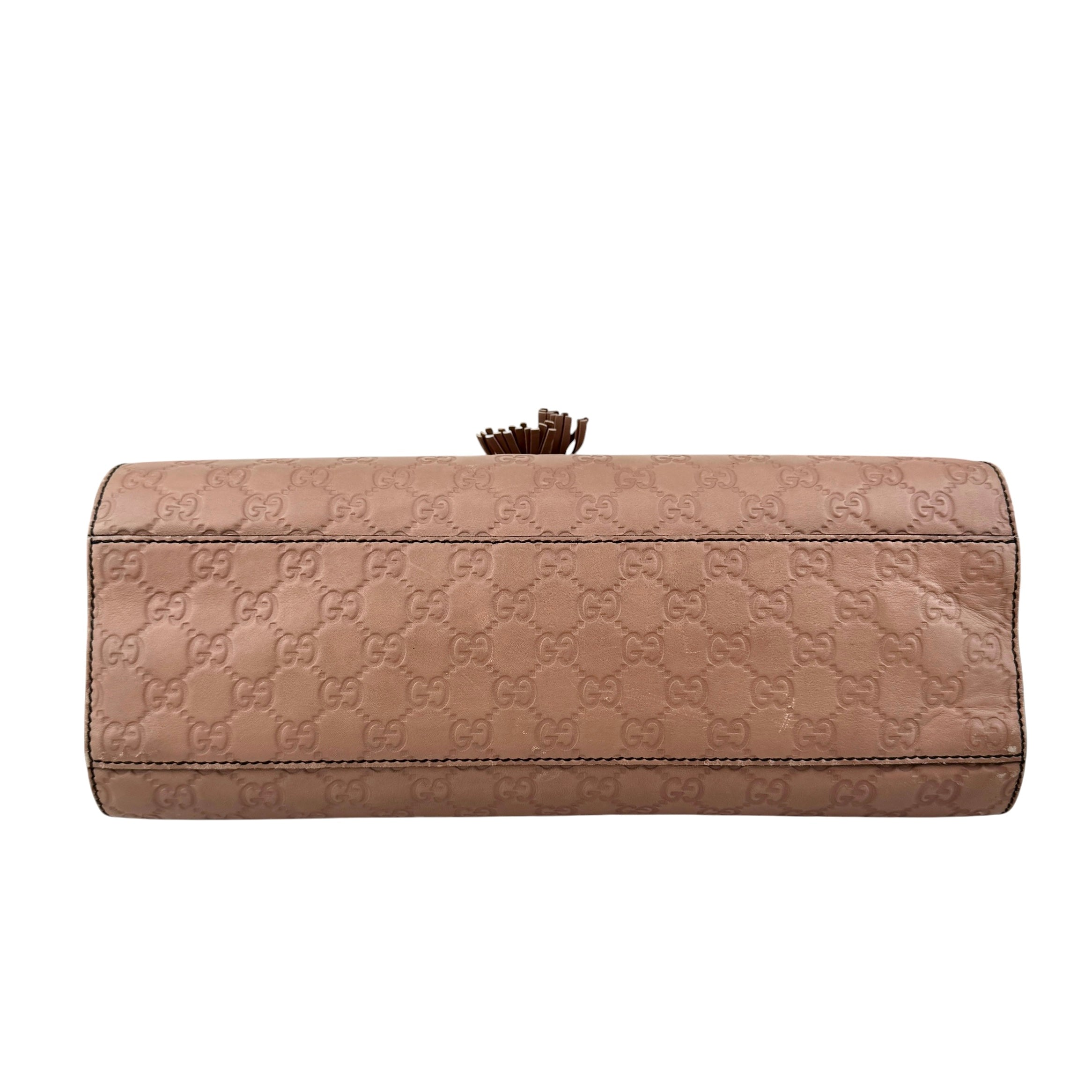 Gucci Camelia Guccissima Leather Emily Chain Shoulder Bag