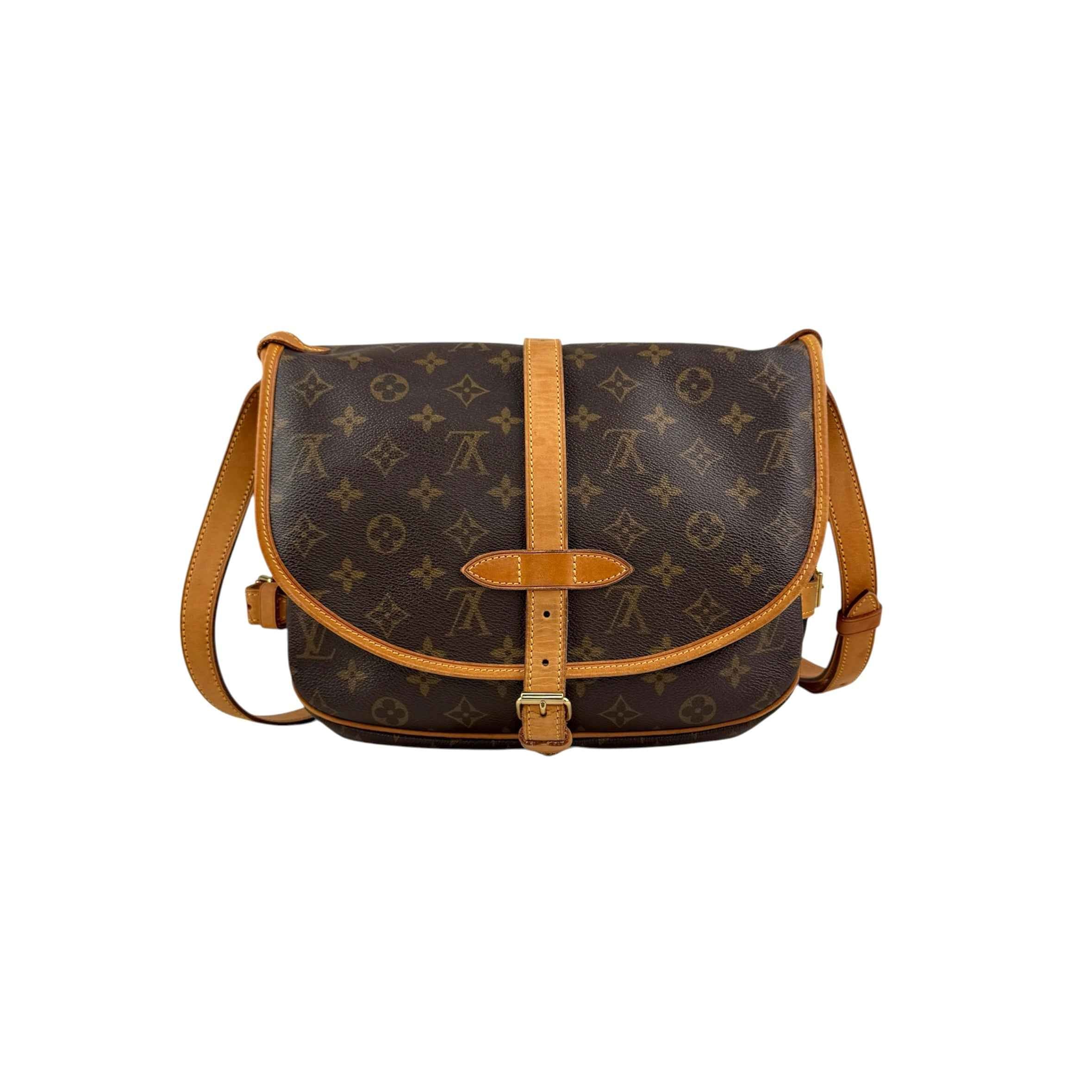 Louis Vuitton Monogram Canvas Saumur 30 Messenger Bag