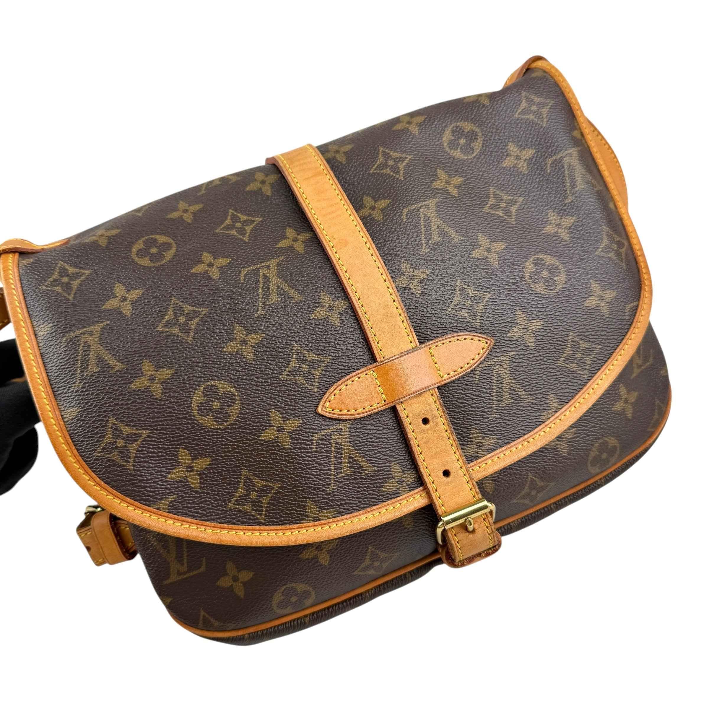 Louis Vuitton Monogram Canvas Saumur 30 Messenger Bag