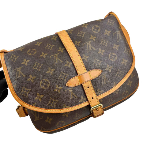 Louis Vuitton Monogram Canvas Saumur 30 Messenger Bag