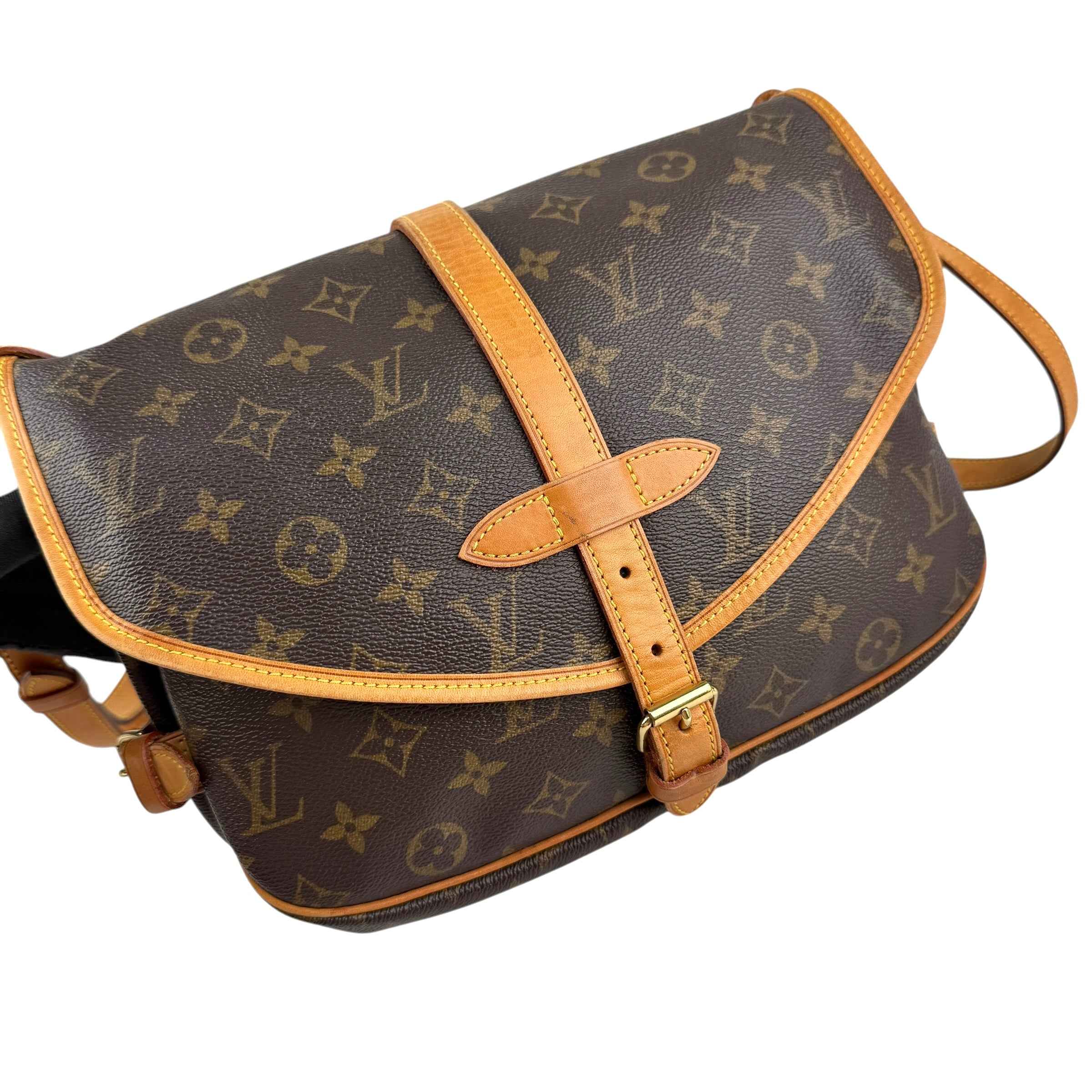 Louis Vuitton Monogram Canvas Saumur 30 Messenger Bag