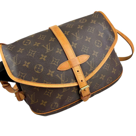 Louis Vuitton Monogram Canvas Saumur 30 Messenger Bag