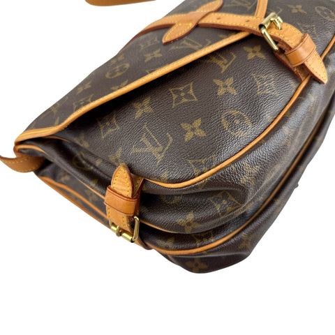 Louis Vuitton Monogram Canvas Saumur 30 Messenger Bag