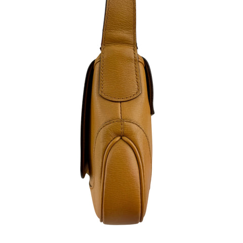 Gucci Jackie Caramel Tan Brown Leather Hobo Shoulder Bag