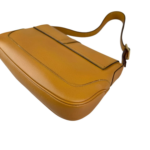 Gucci Jackie Caramel Tan Brown Leather Hobo Shoulder Bag