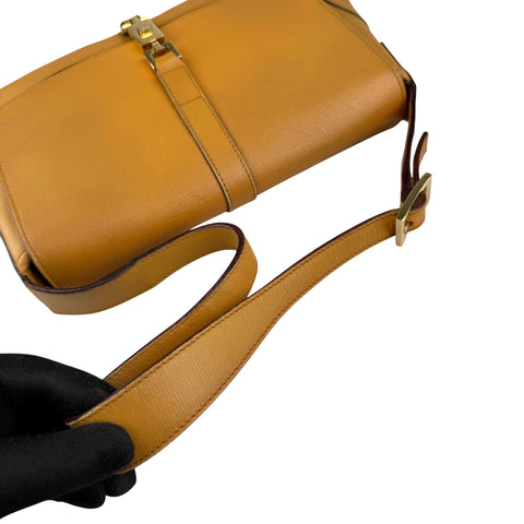 Gucci Jackie Caramel Tan Brown Leather Hobo Shoulder Bag