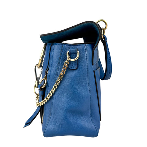 Chloé Crossbody Faye Day Navy Ink Blue Leather Shoulder Bag