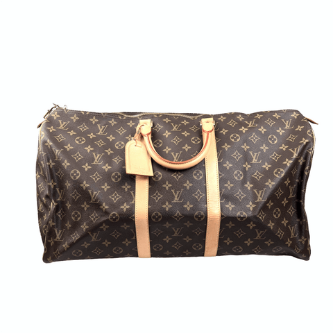 Louis Vuitton Keepall55 Leather Travel Bag