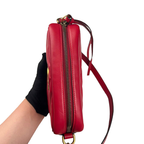 Gucci GG Marmont Leather Crossbody Bag