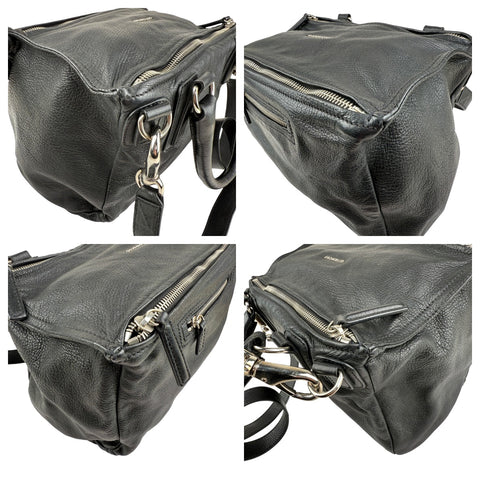 Givenchy Black Medium Pandora Leather Satchel