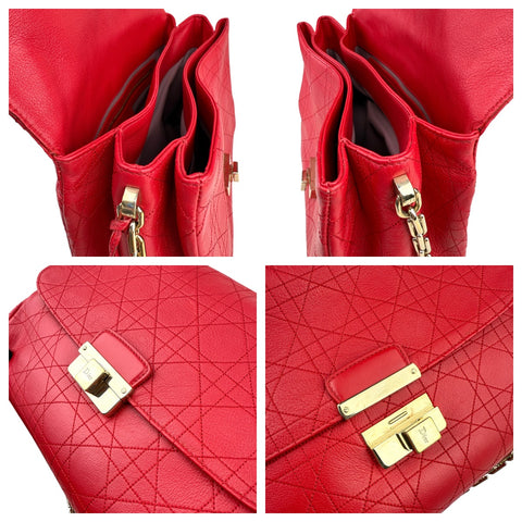 Dior Diorling Shoulder Bag Red