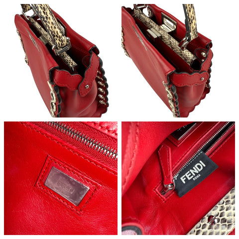 Fendi Mini Eyelet Peekaboo Handle Bag