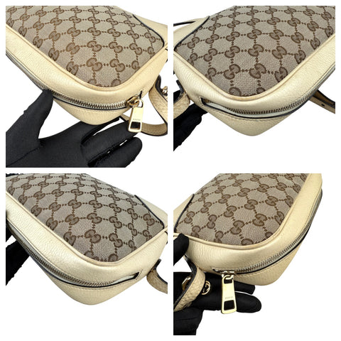 Gucci GG Canvas Bree Crossbody Beige
