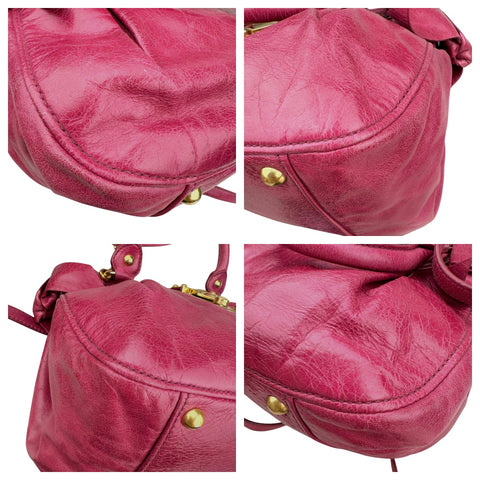 Miu Miu Vitello Lux Mini Bow Bag