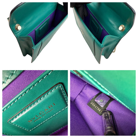 Bvlgari Leather Serpenti Forever Shoulder Bag