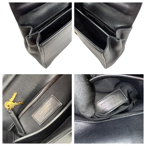 Saint Laurent Sac Musique Shoulder Bag Black