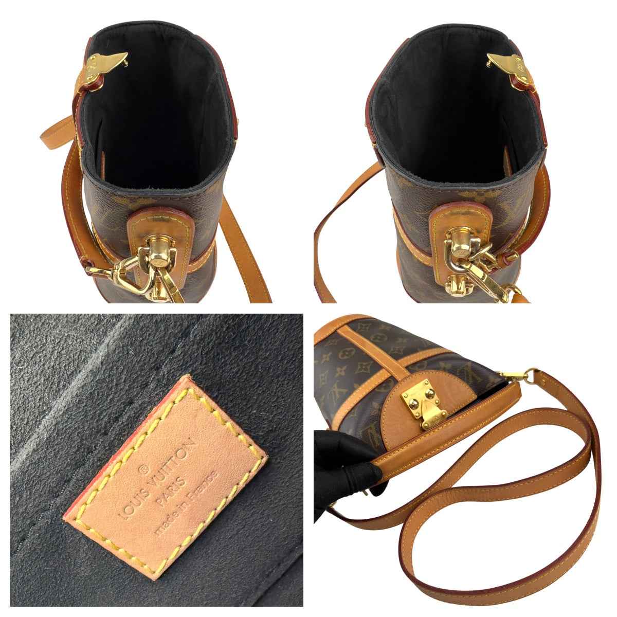 Louis Vuitton Monogram Canvas Duffle Bucket Bag