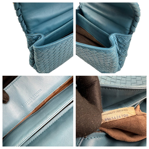 Bottega Veneta Nappa Intrecciato Olympia Shoulder Bag