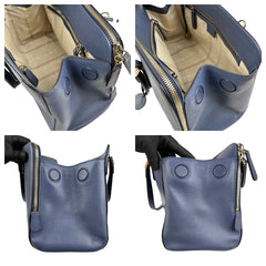 Pre-owned gucci-interlocking-g-blue-handbag-front-view