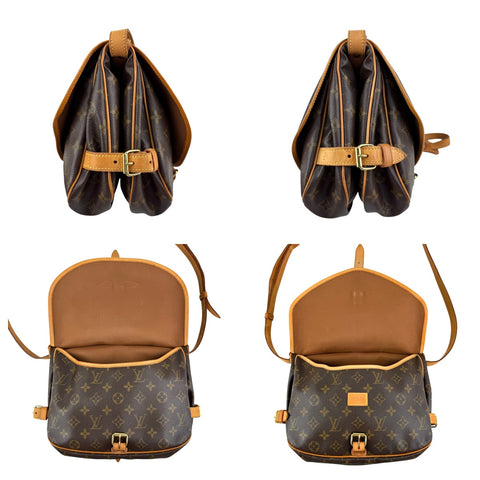 Louis Vuitton Monogram Canvas Saumur 30 Messenger Bag
