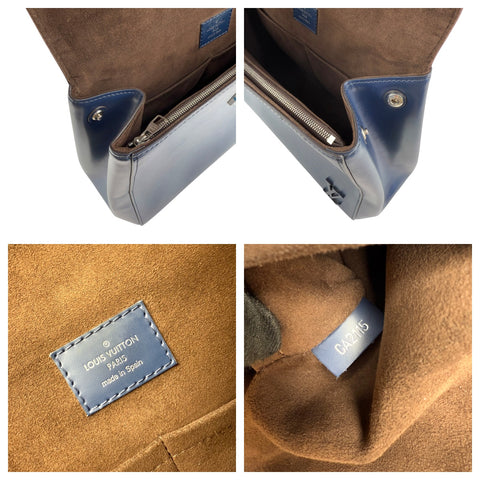 Louis Vuitton Indigo Epi Leather Cluny Bag