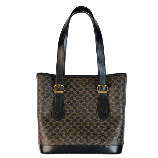 Celine 1990-2000s Macadam-pattern tote bag