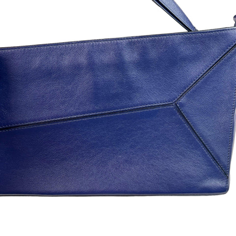 Loewe Puzzle Blue Pochette Anagram Shoulder Bag