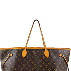Louis Vuitton Neverfull GM Tote Brown Canvas Coated Monogram