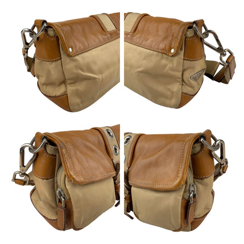 Prada Shoulder Bag  Brown  Nylon